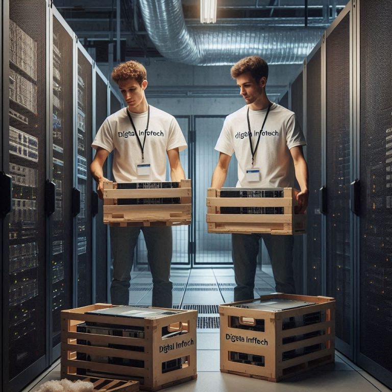 data centre rack and stack